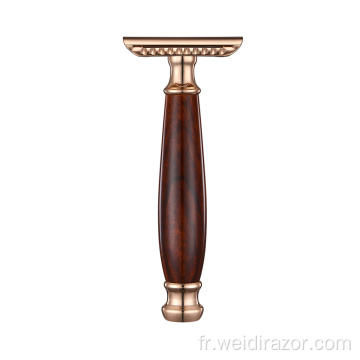 Lame de rasoir en bois Baili Twin Blade Razor